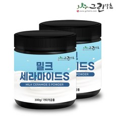 그린약초 밀크세라마이드 분말 300g 콜라겐 가루 엘라스틴, 2개 - 세라마이드분말