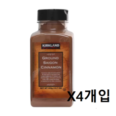 커클랜드 시그니춰 그라운드 사이공 시나몬 계피가루, 303g, 4개