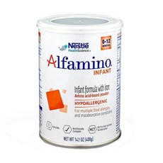 네슬레 알파미노 인펀트 분유 철분 포함 무맛, 400g, 1개