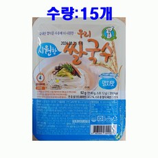 지도표성경 우리쌀국수 멸치맛 15개입 30개입, 92g, 15개