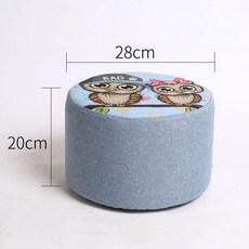 디딤대 .원목 낮은의자 신발장 티테이블 소파스툴 패브릭아트 아이디어 둥근의자 성인 가정용 원형의자 부드러운, T03-고양이 매 *1+1* 재송 미끄럼방지매트