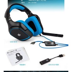 로지텍 G430 게이밍 헤드셋 이어폰