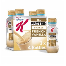 켈로그 스페셜K 프로틴 쉐이크 프렌치바닐라 296ml 4개입 3팩