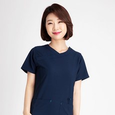 엔젤클레어 [FLEX] 간호사복 세트 국산 의사복 실습복 유니폼 편한 미국수술복 스크럽복