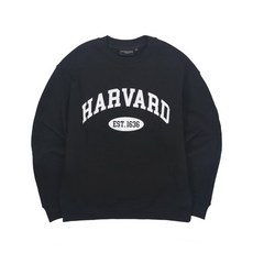 [정품] 하버드 맨투맨 OLD SCHOOL PRINT SWEATS(BLACK)