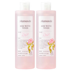 마몽드 로즈워터 토너 500ml+500ml 대용량스킨 각질토너 닦토, 2개, 500ml