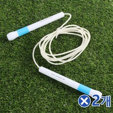 가벼운 스피드 줄넘기 블루x2개 체육줄넘기 운동기구, 본상품