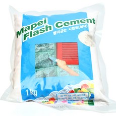 쌍곰 빨리굳는 시멘트 1kg(회색), 1개