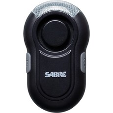 LED 안전 조명이 있는 SABRE 클립온 개인 경보 120dB 경보 최대 1 300피트(395미터) 가청, 1개