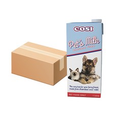코시 펫밀크 1L x 12개 (1박스) 전연령 강아지 고양이 우유