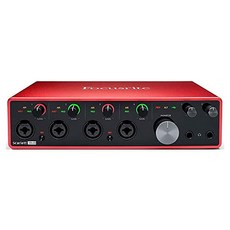 EOM Scarlett 18i8 (3 세대) USB 오디오 인터페이스 (Pro Tools 최초 포함) - E021207QQ2YTHN7, 기본