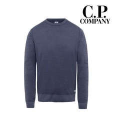 [CP컴퍼니] 남성 로고 래피메리노 울라운드넥니트 05CMKN054A-003247F_968