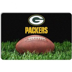 NFL 그린베이 패커스 클래식 풋볼 펫볼 매트 라지, NFL 그린베이 패커스 클래식 풋볼 펫볼 매트, 라지, 1개