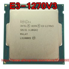 인텔 CPU 제온 E3-1270V3 프로세서 쿼드 코어 E3 1270V3 LGA1150