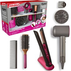 캐스돈(CASDON) 장난감 다이슨 슈퍼 소닉 & 코랄 DX 세트 헤어 드라이어 & 고데기 73550 정품