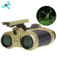 쌍안경 망원경 1 pcs 야간 투시경 뷰어 감시 스파이 범위 단안 팝업 조명 야외 도구 4x30mm