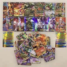 300pcs/set GX EX MEG 샤이닝 포켓몬 카드 배틀 카트 트레이딩 게임 선문 솔갈레오 루날라라 메투 키즈 토이스 컬렉션 카드, 01 60Pcs GX Cards