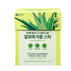 종근당 알로에 이뮨 스틱 20g x 40포 장건강 면역증진 코스트코, 1개, 800g