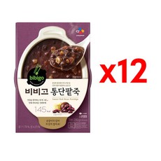 백설 비비고 통단팥죽 280g, 12개