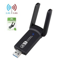 1200Mbps 무선 미니 USB 네트워크 카드 USB3.0 듀얼 밴드 2.4G Wifi 수신기, 상세내용참조