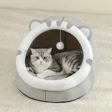 슈퍼 고양이 침대 따뜻한 애완 동물 집 고양이 동굴 쿠션 고양이 집 따뜻한 수면 개 바구니 텐트 작은 개 매트 용품 고양이용 침대, 3) - 4239
