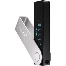 암호화폐 지갑 Ledger Nano X 암호화 하드웨어 - 블루투스 모든 디지털 자산을 안전하게 구매 관리 및 성장시키는 가장 좋은 방법 검은색 상품 이미지