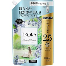 이로카 섬유유연제 내츄럴 브리즈 리필 1200ml 대용량