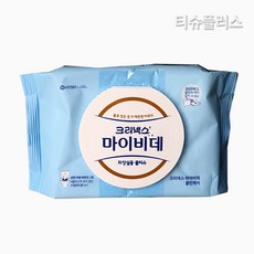 크리넥스 마이비데 화장실용 물티슈 캡형 46매, 4개