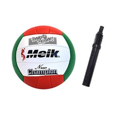 [리키몰]Meik V505 배구공[그린5호볼]+더블액션 볼펌프