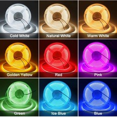 COB LED바 5V 12V 줄조명 5M, 12V White(4000K), 1개