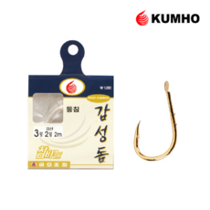 금호조침 KS-129 참바늘 등침 감성돔 기조 묶음 바늘 - 골드, 1개