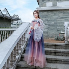 제이에이치 글로벌 스커트 화신부 에스닉 정판 여성 차이나 가슴과 허리까지 오는 저고리와 치마 오리지널제작 학생 고대복장