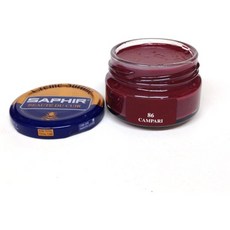 [독일내수] 사피르 Saphir 슈크림 비즈왁스 50ml Campari 86 슈케어 코도반 케어 구두약, 1개, 기본 - 코도반구두