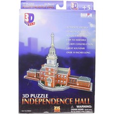 다론 독립기념관 필라델피아 3D 퍼즐 43피스:, 1