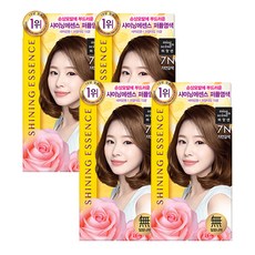 미쟝센 샤이닝 에센스 새치전용 염색제, 7N 자연갈색, 4개