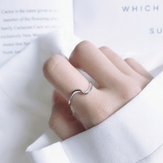 뫼비우스 환지 고리 S925 개성 미니멀 인싸템 CHIC 오픈 은 여성 액세서리