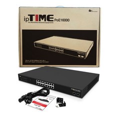 YJ_73153 + 스위칭허브 16포트스위칭허브 +TWON#+ POE 스위칭 허브 ipTIME PoE16000 16포트 스위칭허브16포트 16포트스위칭허브 스위칭허브, 투앤쿠팡 본상품선택_abc