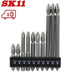 SK11비트 세트 SCB-101 10개 전동 드릴 드라이버 임팩트 드라이버, 1