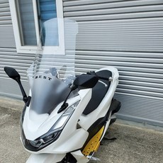 흥진 혼다 PCX125 2021-2023 윈드스크린 클리어 76cm 폴리카보네이트 튜닝, 1개