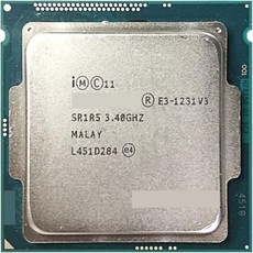 CPU E31231 V3 E3 1231 1231V3 3.4 GHz QuadCore Processor 8M 80W LGA 1150 - e31231v3