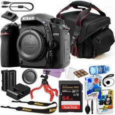 니콘 카메라 Nikon D7500 DSLR Camera (Body Only) Bundle + Accessory Package Including Sandisk 64GB Extreme - d7500