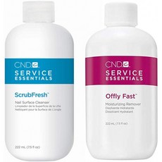 CND 스크러프레쉬 &amp; 오프리패스트 영양 리무버 네일 ± - 2 x 222 ml., 1
