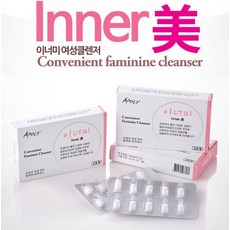 질정 이너미여성청결제20정 질사용법질냄새제거 여성청결제 20정 여성세정제 *B!ust, 1개