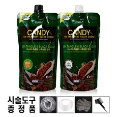 캔디 티에스 트리트먼트 칼라 크림 400g 염색약+시술도구 증정, 8NS(밝은 황갈색), 1세트