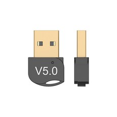 USB 블루투스 호환 어댑터 V5 0 무선 동글 음악 사운드 리시버 어댑터 블루투스 호환 송신기 어댑터, 1개