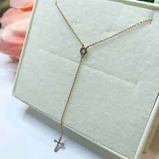 로이드 14K 18K 부분 엔틱도금 십자가 목걸이 인천 뉴코아점