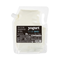 숲골 임실치즈마을 프로바이오 유산균 수제 요거트 더진한 플레인 대용량 1.5L, 1개