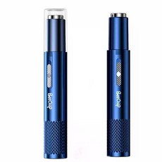 전기제모기 충전식 코털 트리머 금속 면도기 전기 남녀 공용, 2) blue, 01 Blue