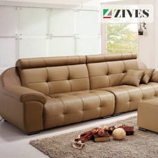 천연가죽4인소파