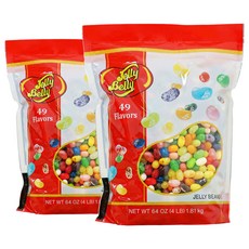 커클랜드 대용량 젤리벨리 오리지널 젤리빈 49가지 맛 KIRKLAND GOURMET JELLY BELLY, 2개, 1.81kg